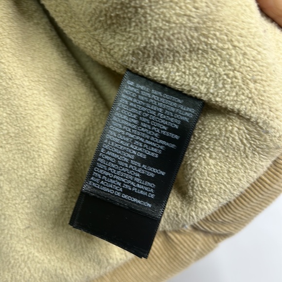 The North Face Moondoggy corduroy quilted fuzzy down feather puffer jacket coat - Picture 7 of 9